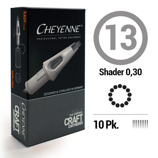13 Shader Tattoo Craft Cartridge Needle
