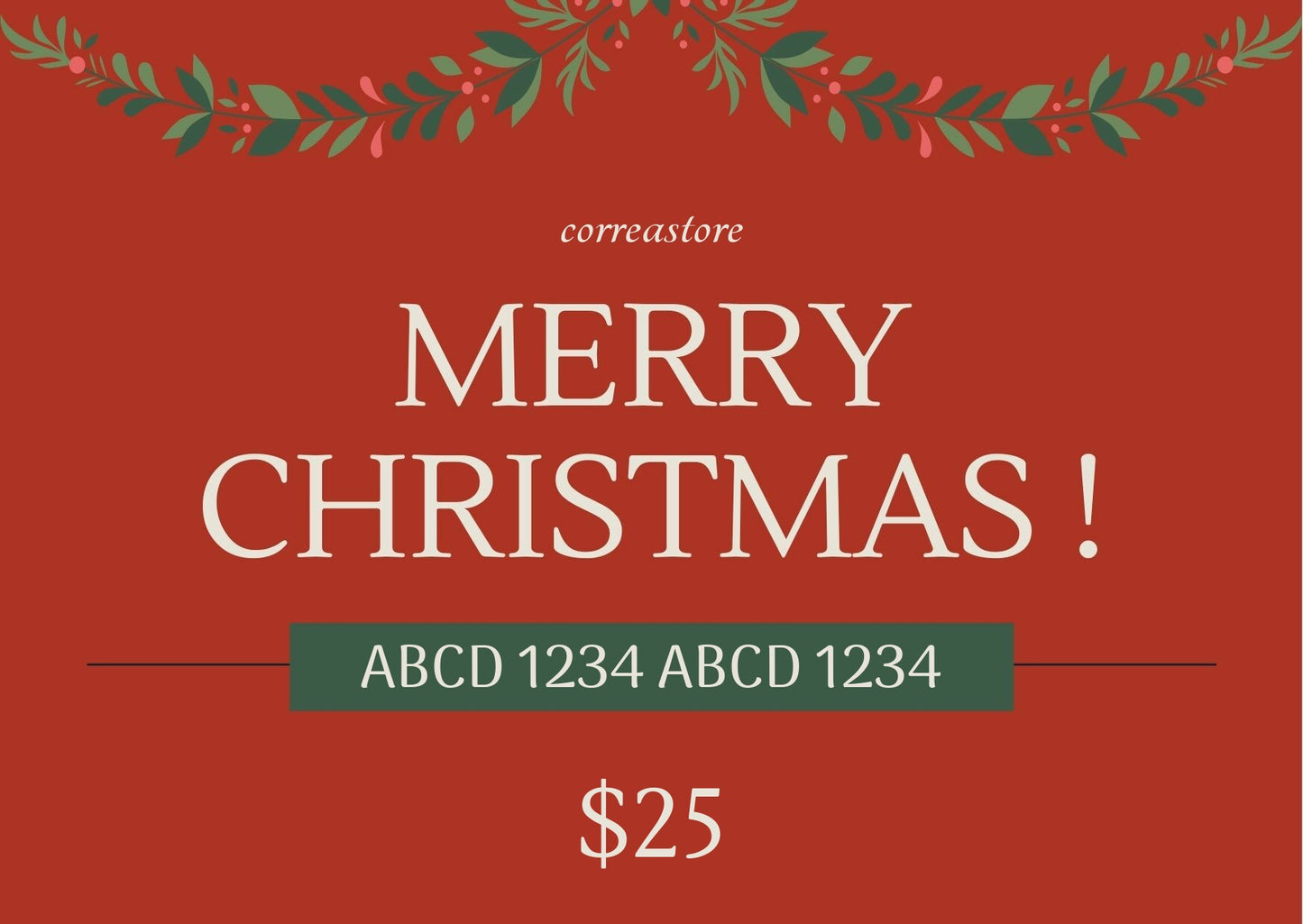 Christmas gift card 2022