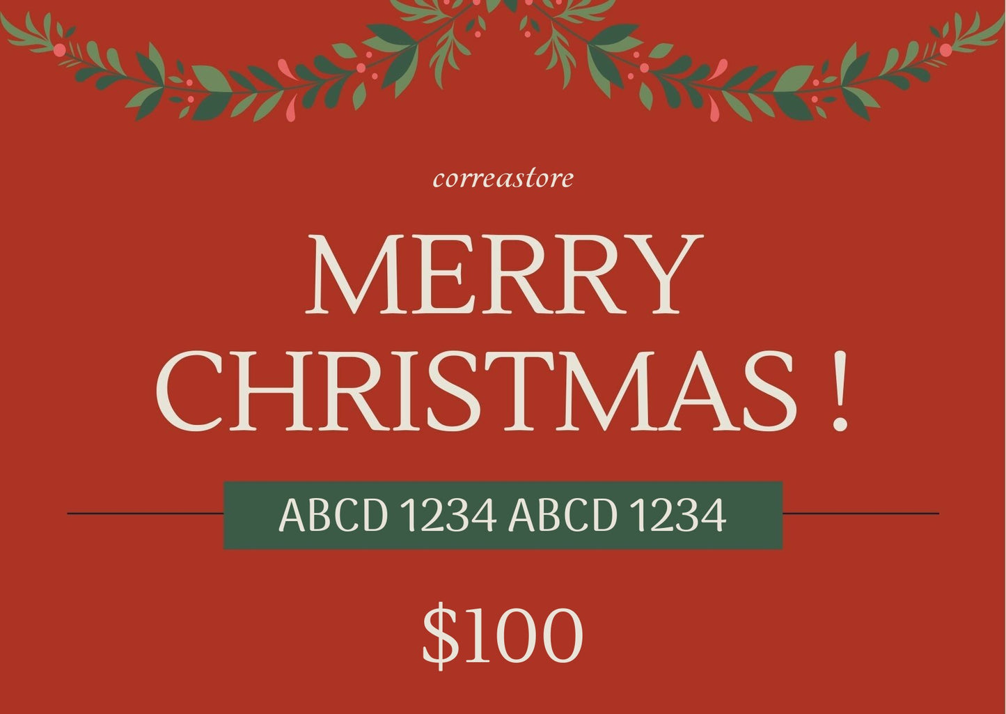 Christmas gift card 2022