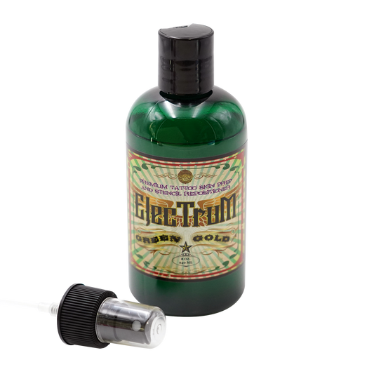 Electrum Premium Tattoo Skin Prep and Stencil Repositioner - 8 OZ.