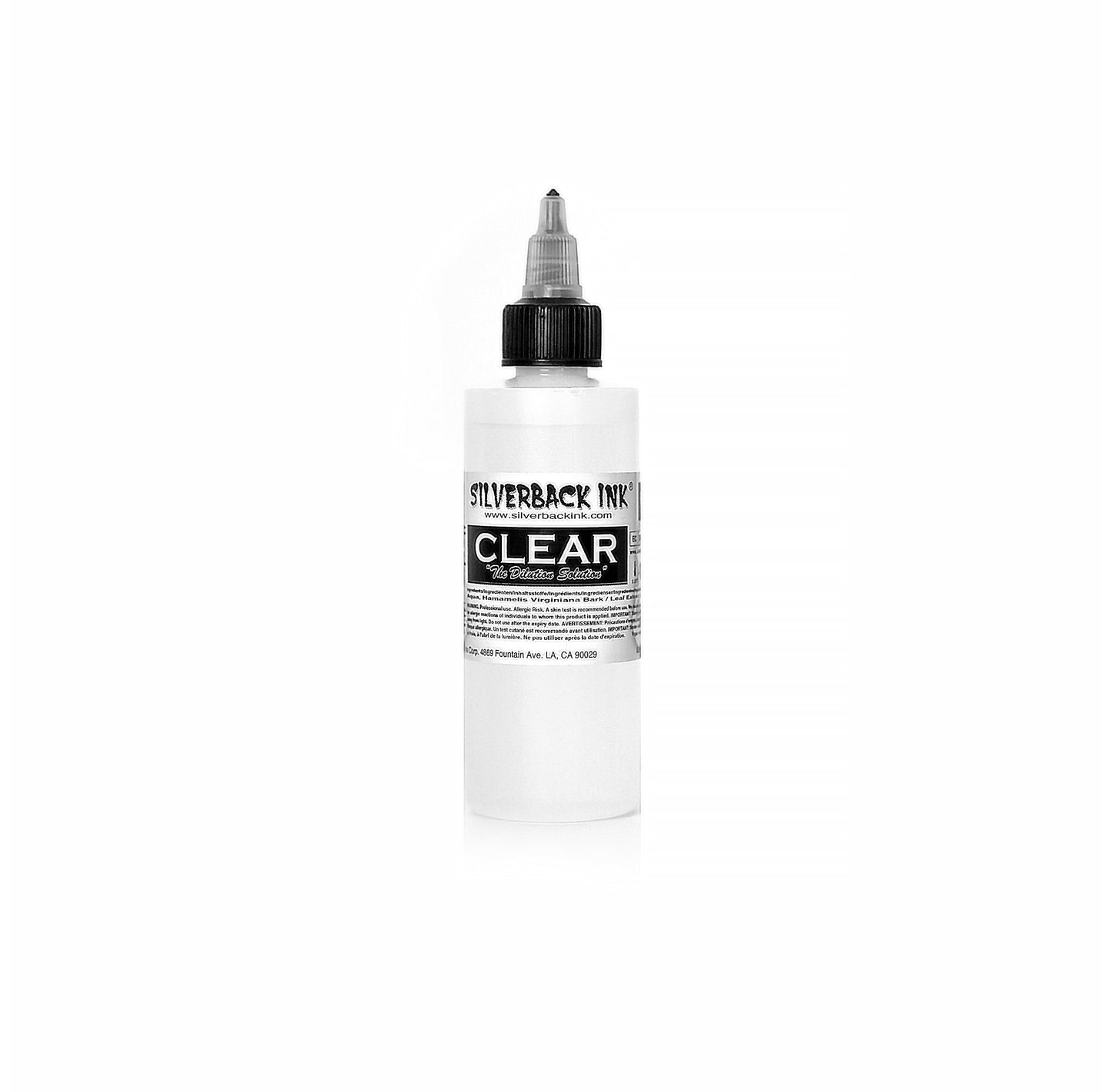 Silverback Ink CLEAR dilution - 4oz Bottle