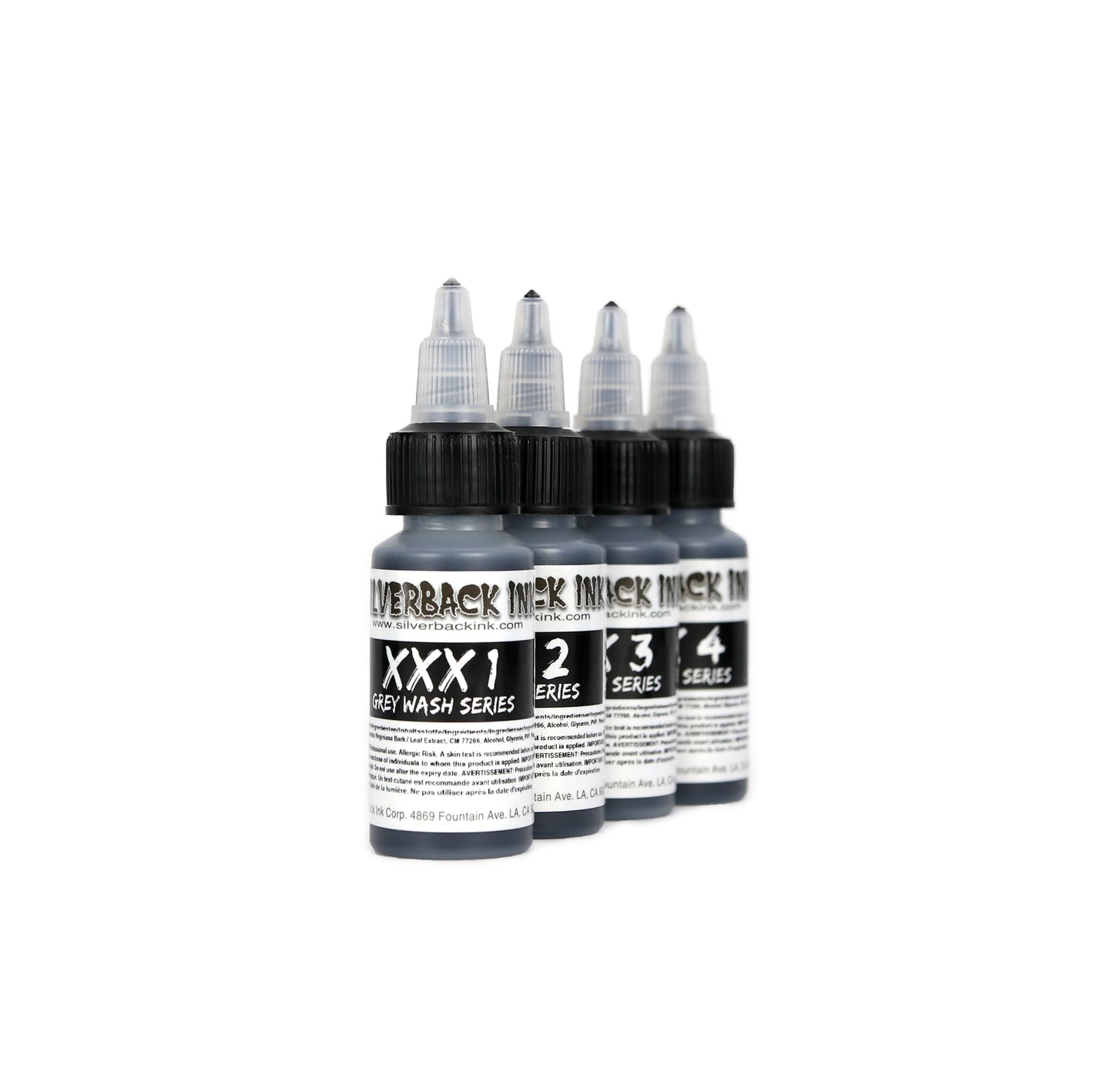 Silverback Ink XXX Grey Wash Series - 1oz Set