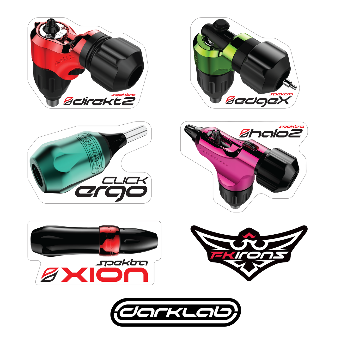 FK Irons 7 Sticker Set