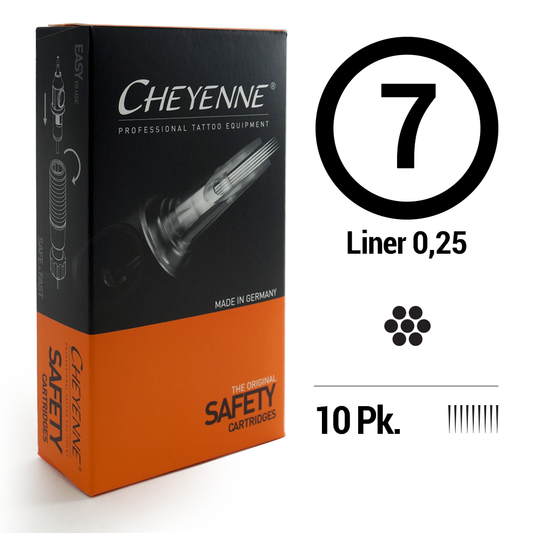 7 Liner .25 Tattoo Cartridge Needle