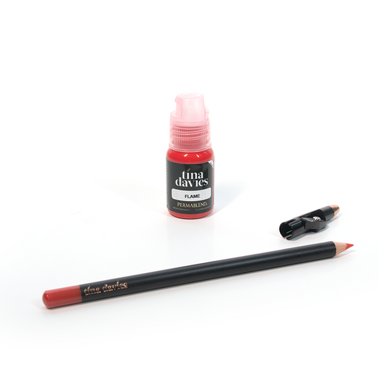 Tina Davies Lip Duo — Perma Blend — Flame
