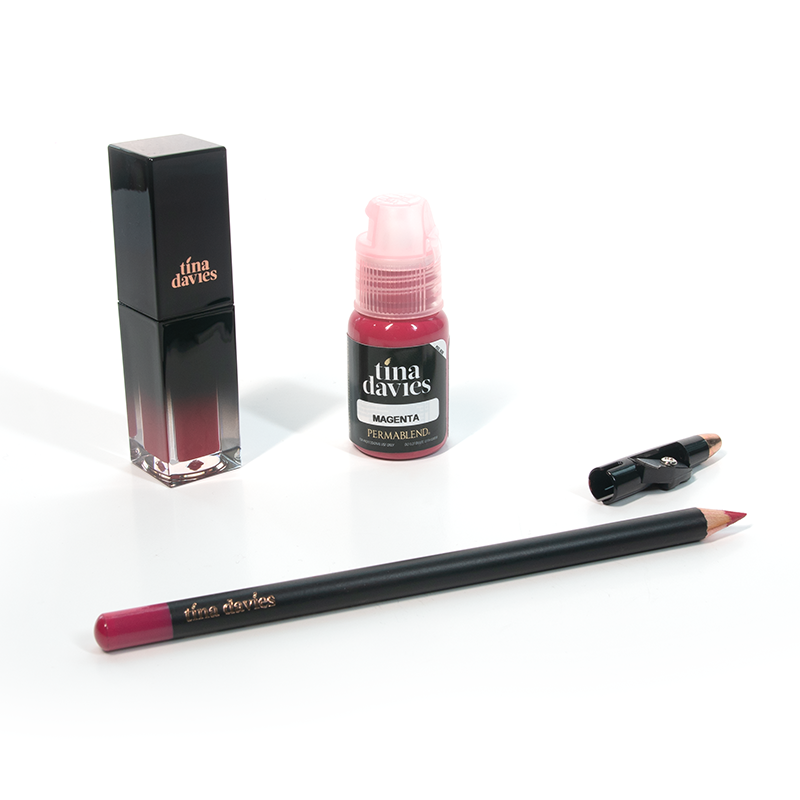 Tina Davies Lip Trio — Perma Blend — Magenta