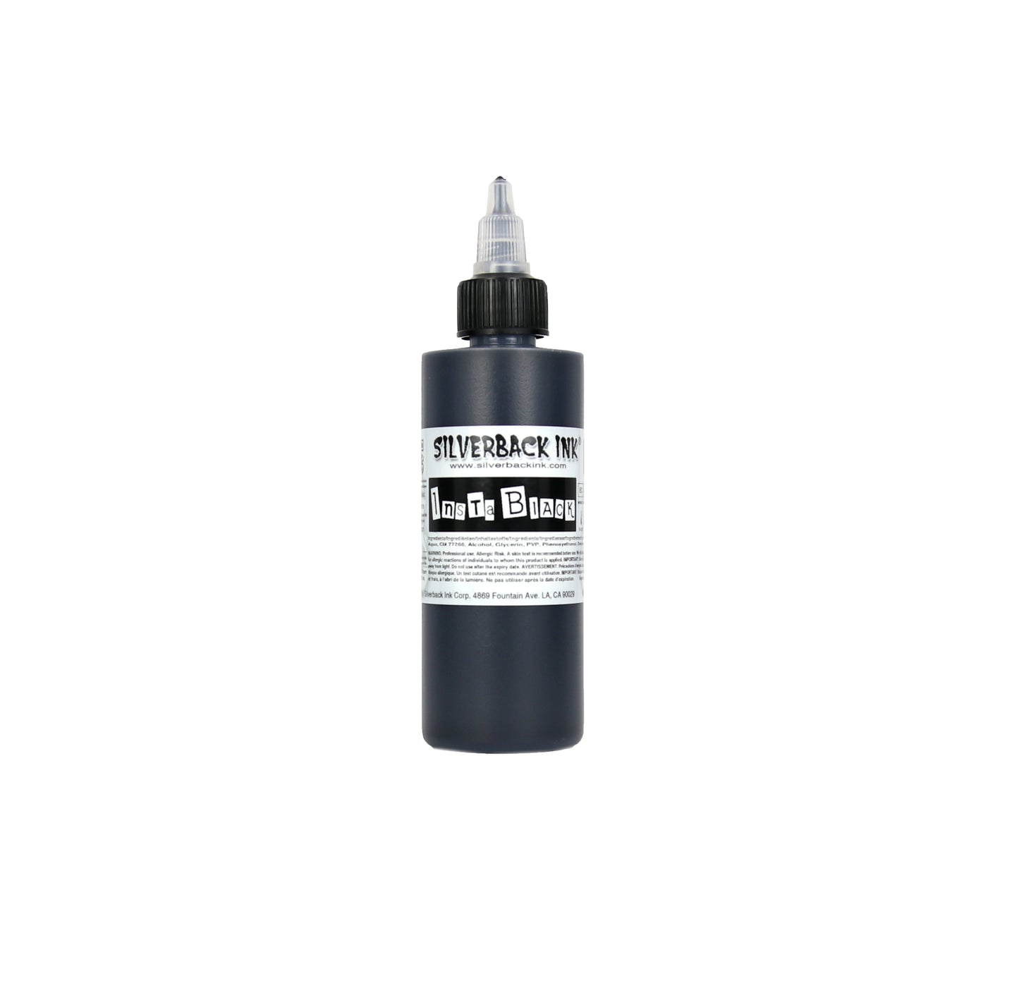 Silverback Ink InstaBlack - 4oz Bottle