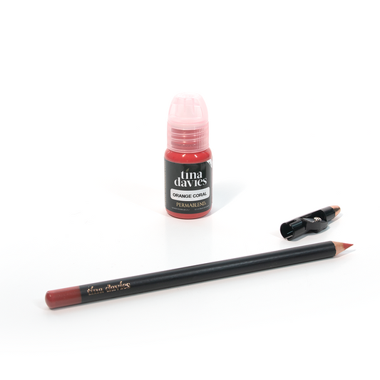 Tina Davies Lip Duo ‚Äö√Ñ√Æ Perma Blend ‚Äö√Ñ√Æ Orange Coral