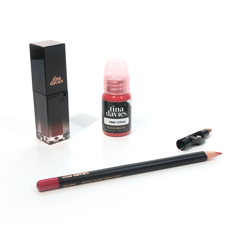 Tina Davies Lip Trio ‚Äö√Ñ√Æ Perma Blend ‚Äö√Ñ√Æ Pink Coral