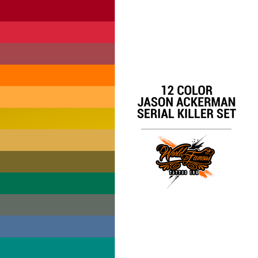 WF 12 Color Jason Ackerman Serial Killer Set 1 oz