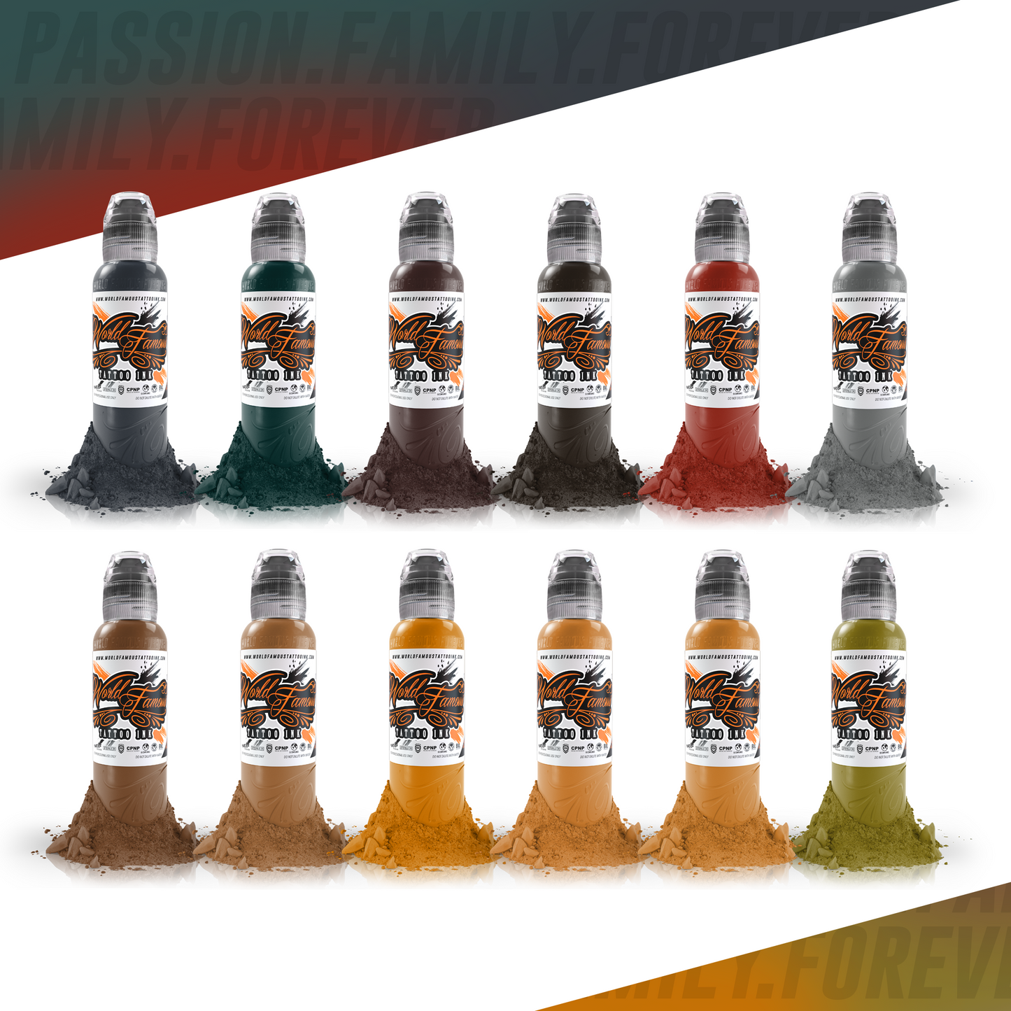 WF 12 Color Earthtone Set 1 oz