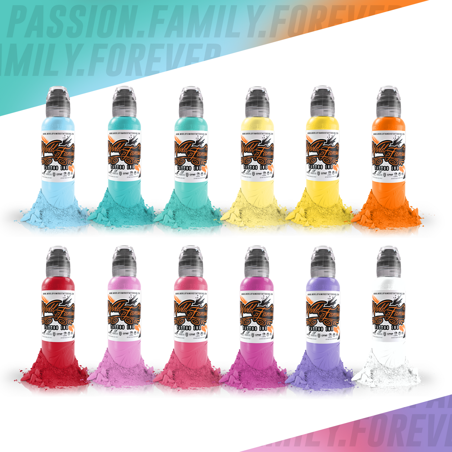 WF 12 Color Pastel Set 1 oz